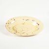 moroccan handmade ceramic yellow oval plate